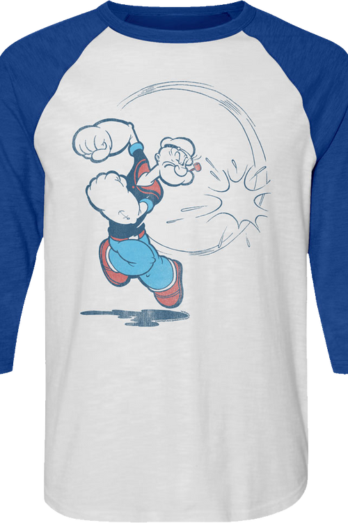 Wind-Up Punch Popeye Raglan Baseball Shirt