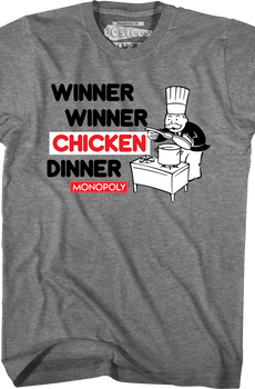 Winner Winner Chicken Dinner Monopoly T-Shirt
