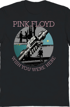 Wish You Were Here Circle Pink Floyd T-Shirt