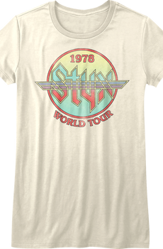 Womens 1978 World Tour Styx Shirt