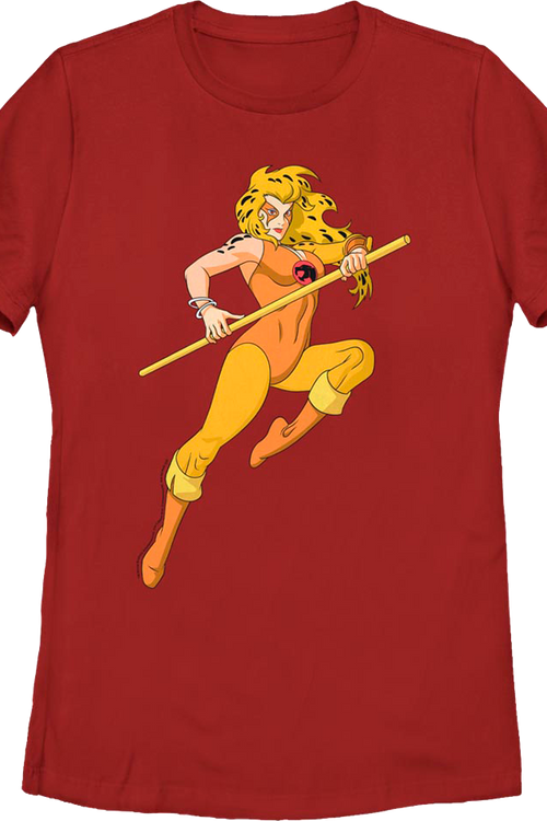 Womens Cheetara Action Pose Shirt