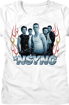 Womens Flames NSYNC Shirt