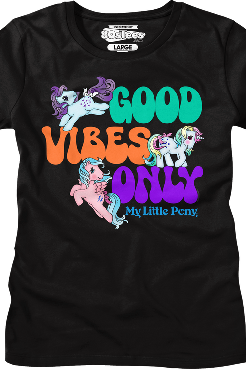 Womens Good Vibes Only My Little Pony Shirt