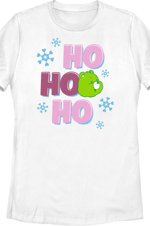 Womens Ho Ho Ho Care Bears Shirt