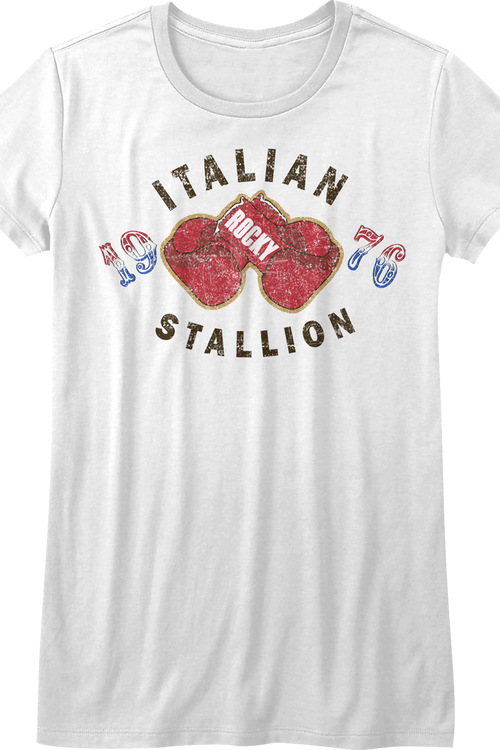 Womens Italian Stallion 1976 Rocky Shirt