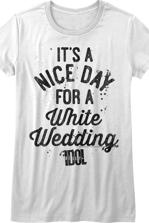 Womens It's A Nice Day For A White Wedding Shirt