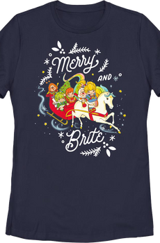 Womens Merry And Brite Rainbow Brite Shirt