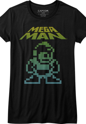 Womens Neon Mega Man Shirt