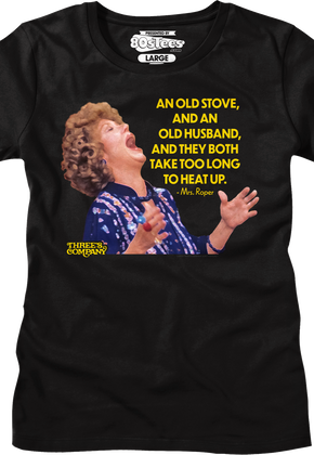 Womens Old Stove Old Husband Three's Company Shirt