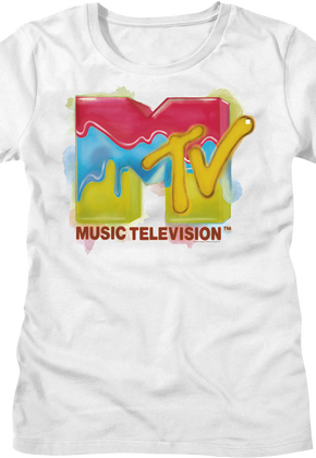 Womens Painted Logo MTV Shirt