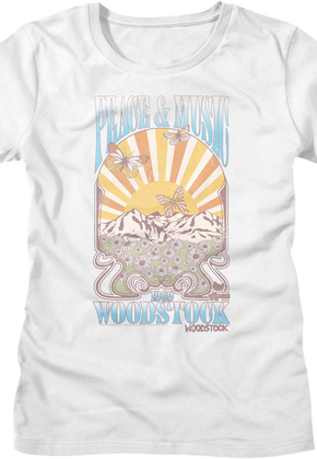 Womens Peace & Music Woodstock Shirt