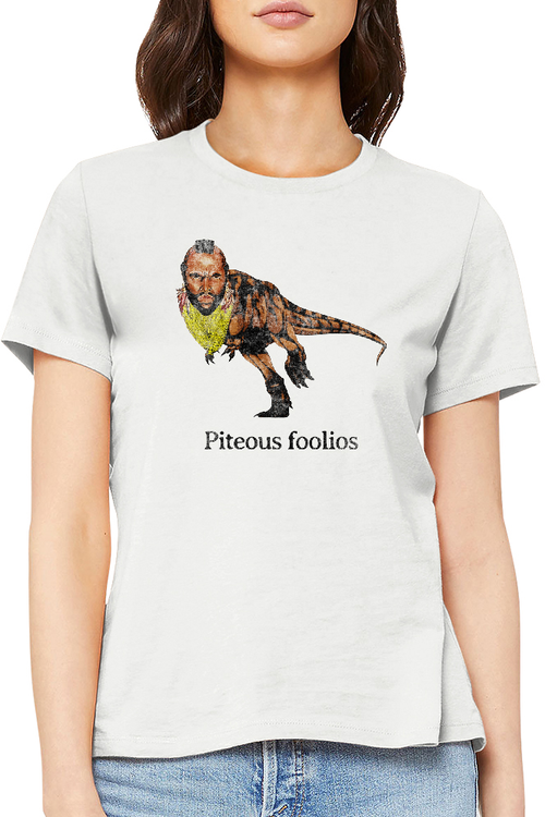 Womens Piteous Foolios Mr. T Shirt