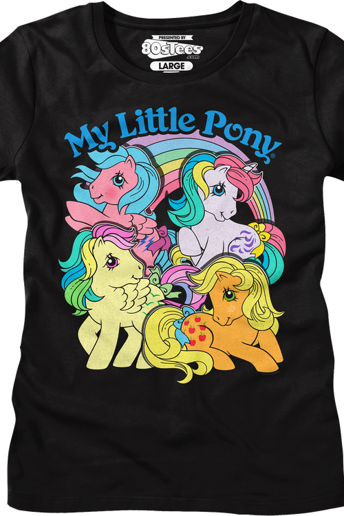 Womens Rainbow Collage My Little Pony Shirt