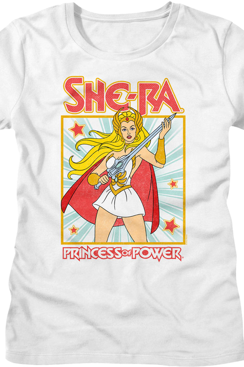 Womens She-Ra Princess of Power Pose Masters of the Universe Shirt