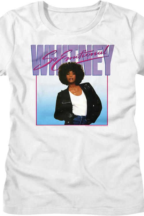 Womens So Emotional Whitney Houston Shirt