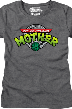 Womens Turtley Awesome Mother Teenage Mutant Ninja Turtles Shirt