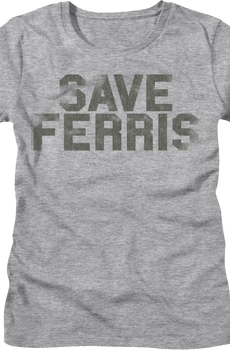 Womens Vintage Save Ferris Bueller Shirt