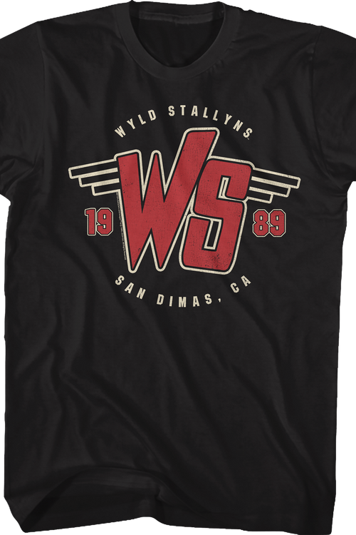 Wyld Stallyns 1989 Logo Bill and Ted's Excellent Adventure T-Shirt