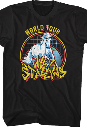 Wyld Stallyns World Tour Poster Bill and Ted T-Shirt