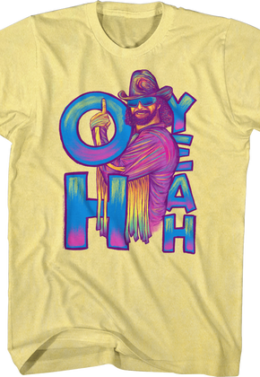 Yellow Oh Yeah Macho Man Randy Savage T-Shirt