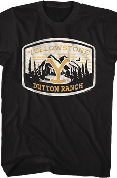 Yellowstone Dutton Ranch Patch Yellowstone T-Shirt