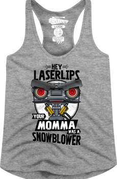 Ladies Snowblower Short Circuit Racerback Tank Top