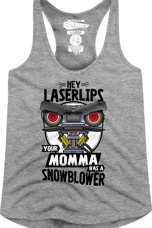 Ladies Snowblower Short Circuit Racerback Tank Top