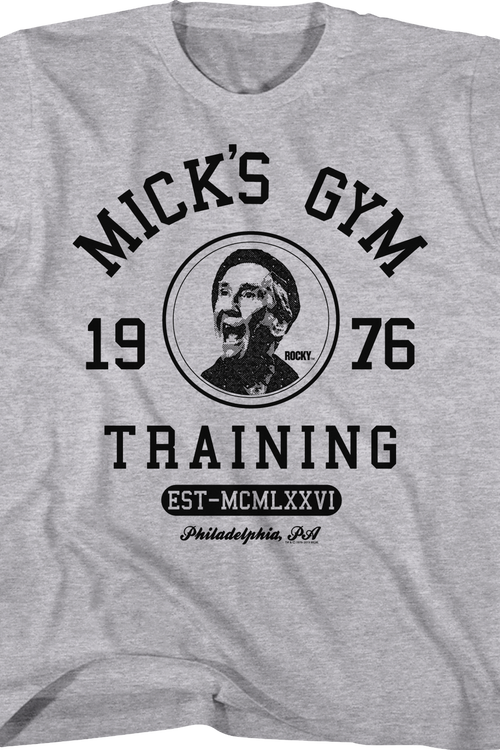 Youth 1976 Mick's Gym Rocky Shirt