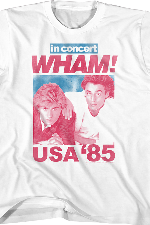 Youth '85 USA Concert Wham Shirt