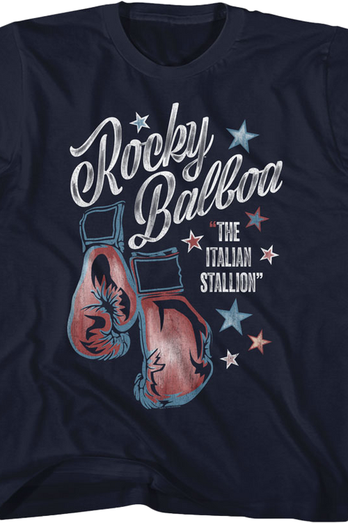 Youth Boxing Gloves Rocky Shirt