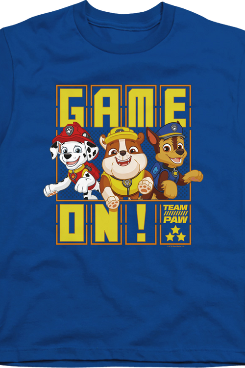 Youth Game On PAW Patrol Shirt