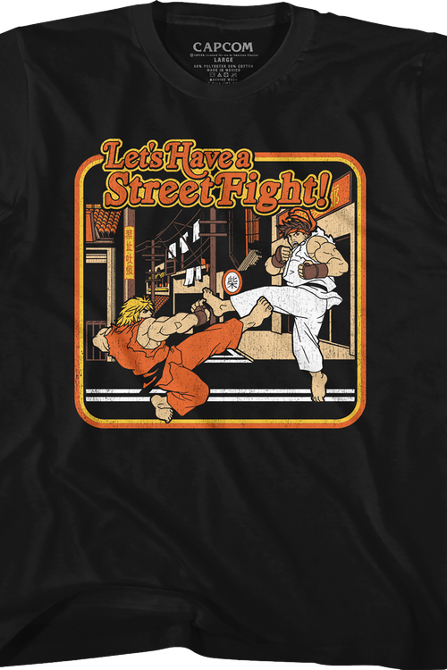 Youth Ken Masters and Ryu Street Fighter Shirt