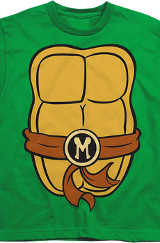 Youth Michelangelo Teenage Mutant Ninja Turtles Costume Shirt