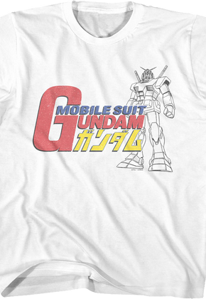 Youth RX-78-2 Sketch Gundam Shirt