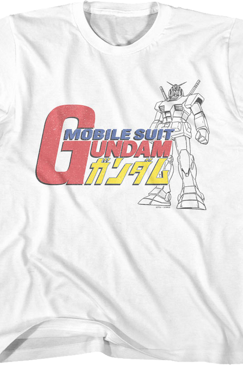 Youth RX-78-2 Sketch Gundam Shirt