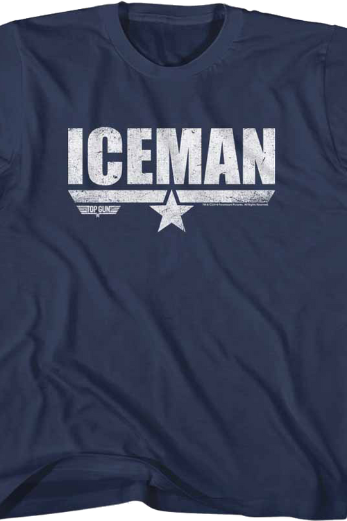 Youth Top Gun Iceman Shirt