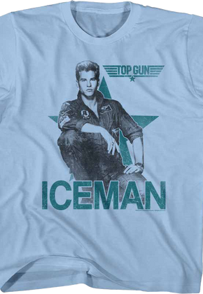 Youth Val Kilmer Iceman Top Gun Shirt