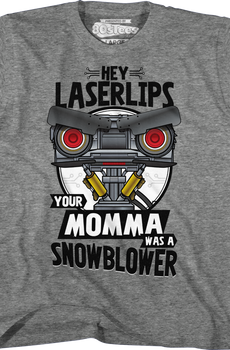 Youth Your Momma Was A Snowblower Short Circuit Shirt